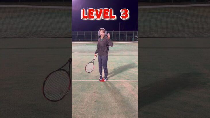 テニス 激ムズボールリフティング レベル1 レベルmax 皆も挑戦してみてね Tennis Shorts テニス動画まとめ